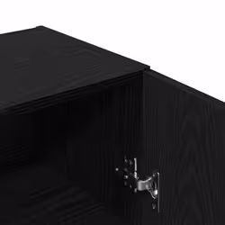 vidaXL Sideboard Black Oak 100x36x60 cm Engineered Wood storage cabinet - Additional view 8