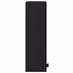 vidaXL Wall-mounted Cabinet Black Oak 32x20x67 cm Engineered Wood - Additional view 6