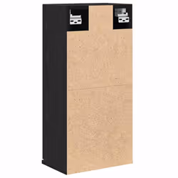 vidaXL Wall-mounted Cabinet Black Oak 32x20x67 cm Engineered Wood - Additional view 7