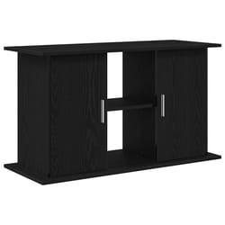 vidaXL Aquarium Stand Black Oak 81x36x73 cm Engineered Wood fish tank cabinet - 101 x 41 x 58 cm