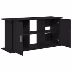 vidaXL Aquarium Stand Black Oak 81x36x73 cm Engineered Wood fish tank cabinet - 121 x 41 x 58 cm - Additional view 7