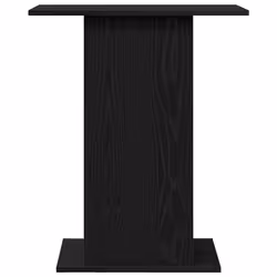 vidaXL Aquarium Stand Black Oak 60.5x36x72.5 cm Engineered Wood - Additional view 4