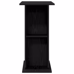 vidaXL Aquarium Stand Black Oak 60.5x36x72.5 cm Engineered Wood - Additional view 5