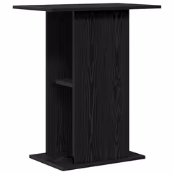 vidaXL Aquarium Stand Black Oak 60.5x36x72.5 cm Engineered Wood - Additional view 6