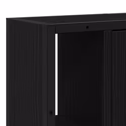 vidaXL Bathroom Mirror Cabinet Black Oak 60x16x60 cm Engineered Wood - black oak - Additional view 7