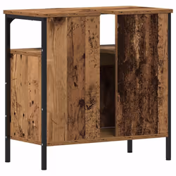 vidaXL Bathroom Sink Cabinet Artisan Oak 60x30x60 cm Engineered Wood - old wood - Additional view 7
