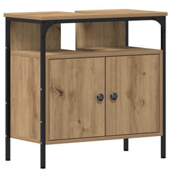 vidaXL Bathroom Sink Cabinet Artisan Oak 60x30x60 cm Engineered Wood - artisan oak
