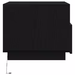 vidaXL Coffee Table with LED Lights Hallway Accent End Table Side Sofa Table - 50 x 49 x 40 cm - Additional view 6