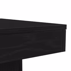 vidaXL Coffee Table with LED Lights Black Oak 90x50x40 cm side table - 50 cm - Additional view 8