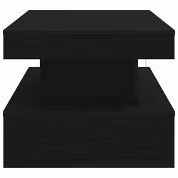 vidaXL Coffee Table with LED Lights Black Oak 90x50x40 cm side table - 90 cm - Additional view 6