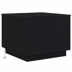 vidaXL Coffee Table with LED Lights Hallway End Table Side Tea Sofa Table - 50 cm