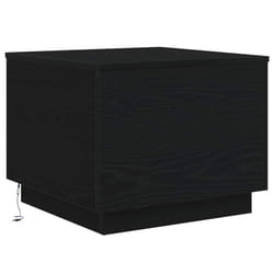 vidaXL Coffee Table with LED Lights Hallway End Table Side Tea Sofa Table - 50 cm