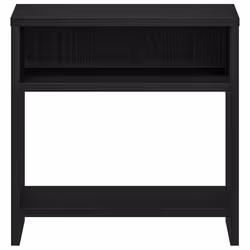 vidaXL Bedside Cabinet Bed Table Telephone Stand Nightstand Engineered Wood - black oak, 1 pcs - Additional view 4