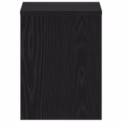 vidaXL Bedside Cabinet Bed Table Telephone Stand Nightstand Engineered Wood - black oak, 1 pcs - Additional view 5