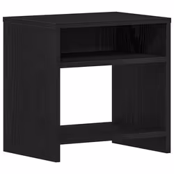vidaXL Bedside Cabinet Bed Table Telephone Stand Nightstand Engineered Wood - black oak, 2 pcs - Additional view 4