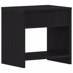 vidaXL Bedside Cabinet Bed Table Telephone Stand Nightstand Engineered Wood - black oak, 2 pcs - Additional view 7