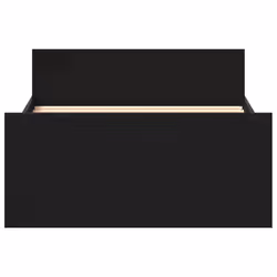 vidaXL Bed Frame with Headboard and Footboard Mattress Foundation Bed Base - black oak, 90 x 190 cm - Additional view 4