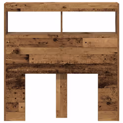 vidaXL Headboard Cabinet with LED Artisan Oak 180x17x102 cm bed headboard - old wood, 100 x 17 x 102 cm - Additional view 6