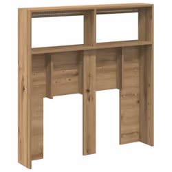 vidaXL Headboard Cabinet with LED Artisan Oak 180x17x102 cm bed headboard - artisan oak, 100 x 17 x 102 cm - Additional view 8