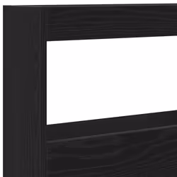 vidaXL Headboard Cabinet with LED Artisan Oak 180x17x102 cm bed headboard - black oak, 100 x 17 x 102 cm - Additional view 9