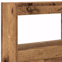 vidaXL Headboard Cabinet with LED Artisan Oak 180x17x102 cm bed headboard - old wood, 140 x 17 x 102 cm - Additional view 9