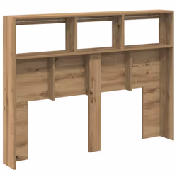 vidaXL Headboard Cabinet with LED Artisan Oak 180x17x102 cm bed headboard - artisan oak, 140 x 17 x 102 cm - Additional view 8