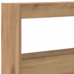 vidaXL Headboard Cabinet with LED Artisan Oak 180x17x102 cm bed headboard - artisan oak, 140 x 17 x 102 cm - Additional view 9