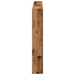 vidaXL Headboard Cabinet with LED Artisan Oak 180x17x102 cm bed headboard - old wood, 160 x 17 x 102 cm - Additional view 7