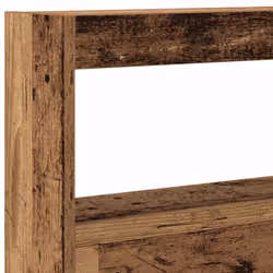 vidaXL Headboard Cabinet with LED Artisan Oak 180x17x102 cm bed headboard - old wood, 160 x 17 x 102 cm - Additional view 9