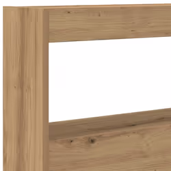 vidaXL Headboard Cabinet with LED Artisan Oak 180x17x102 cm bed headboard - artisan oak, 180 x 17 x 102 cm - Additional view 9