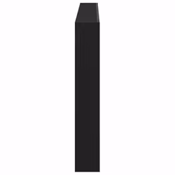 vidaXL Headboard Cabinet with LED Artisan Oak 180x17x102 cm bed headboard - black oak, 180 x 17 x 102 cm - Additional view 7