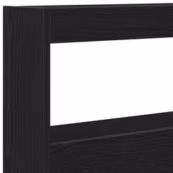 vidaXL Headboard Cabinet with LED Artisan Oak 180x17x102 cm bed headboard - black oak, 180 x 17 x 102 cm - Additional view 9