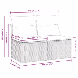 VidaXL 3325232 outdoor furniture set - Additional view 6