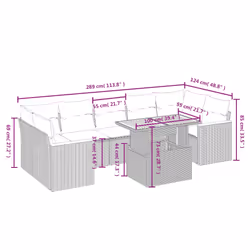 VidaXL 3327457 outdoor furniture set - Additional view 3