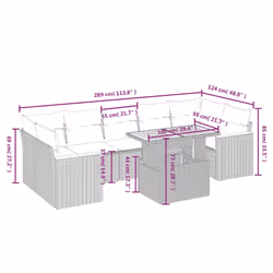 VidaXL 3327460 outdoor furniture set