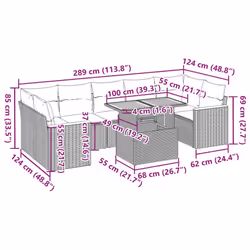 VidaXL 3327461 outdoor furniture set