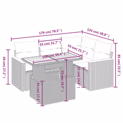 VidaXL 3327483 outdoor furniture set