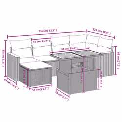 VidaXL 3327506 outdoor furniture set
