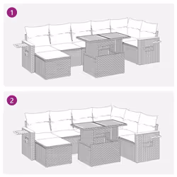 VidaXL 3327628 outdoor furniture set - Additional view 8