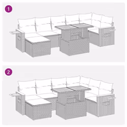 VidaXL 3327629 outdoor furniture set - Additional view 8