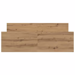vidaXL Bed Frame with Headboard and Footboard Mattress Foundation Bed Base - artisan oak, 150 x 200 cm - Additional view 4