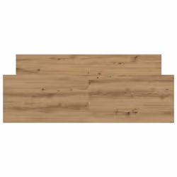vidaXL Bed Frame with Headboard and Footboard Mattress Foundation Bed Base - artisan oak, 120 x 190 cm - Additional view 4