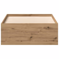 vidaXL Bed Frame Bedroom Mattress Foundation Guest Room Bedstead Bed Base - artisan oak, 90 x 200 cm - Additional view 4