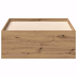 vidaXL Bed Frame Bedroom Mattress Foundation Guest Room Bedstead Bed Base - artisan oak, 90 x 190 cm - Additional view 4