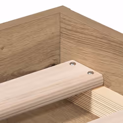 vidaXL Bed Frame Bedroom Mattress Foundation Guest Room Bedstead Bed Base - artisan oak, 90 x 190 cm - Additional view 7