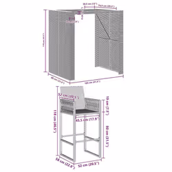 VidaXL 3328887 outdoor furniture set - Additional view 8