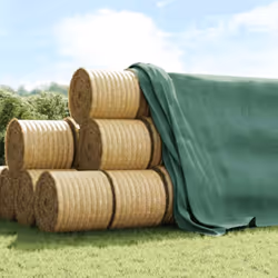 vidaXL Haystack Tarp 9.8x6 m 140 g/mÂ² Polypropylene straw bale protection - 9.8 x 6 m