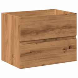 vidaXL Sink Cabinet Home Bathroom Sink Unit Storage Cabinet Engineered Wood - artisan oak, 61 x 39.5 x 49 cm - Additional view 5