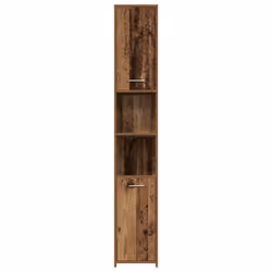 vidaXL Bathroom Furniture Set 4 Piece Storage Cabinet Cupboard Multi Colours - old wood - Additional view 7