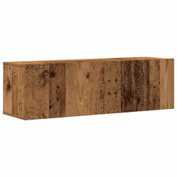 vidaXL Wall Mounted TV cabinets 8 pcs Old Wood Engineered Wood tv stand - Additional view 5